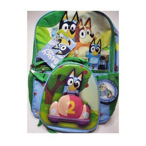 Bluey Backpack Unisex Kids School Travel Carry Shoulder NWT with Extra Carry Bag
